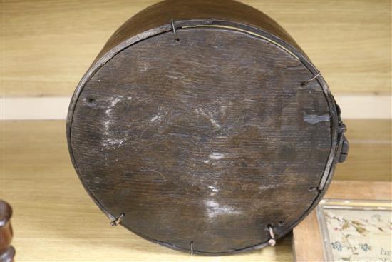 A steamed Bentwood container and mixed treen